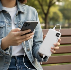 Carregador Danx Portátil Power Bank 10000mah Turbo Db21 Branco