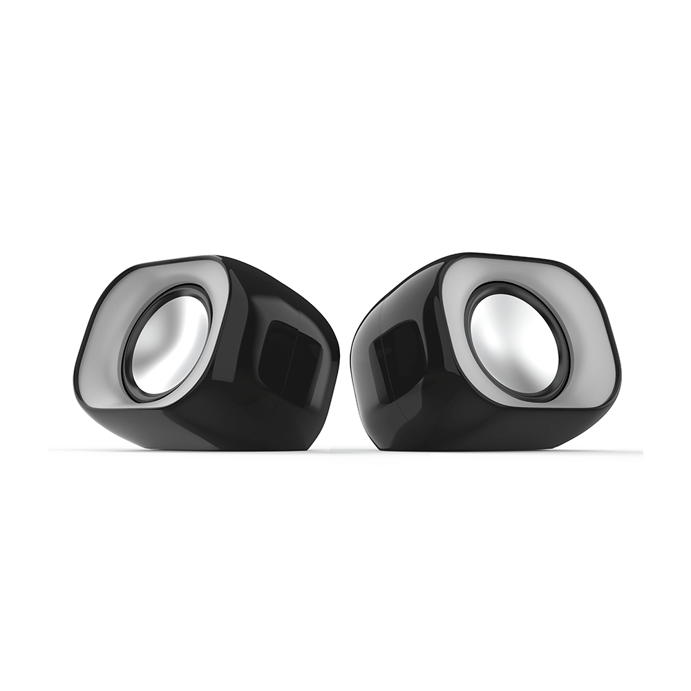 Caixa de Som para PC HP DHS-2111 Conexão USB, P2 Black - Imagem 2