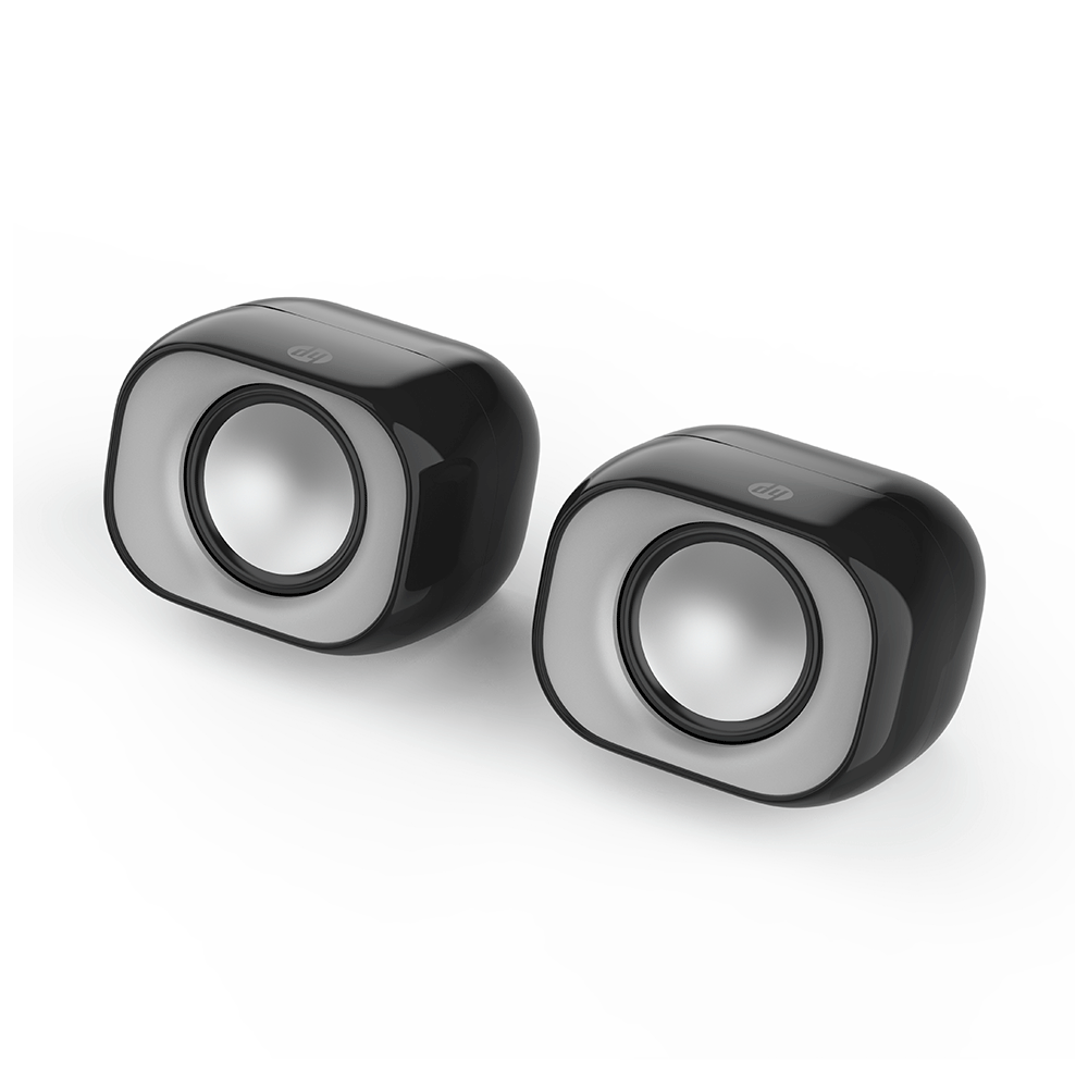 Caixa de Som para PC HP DHS-2111 Conexão USB, P2 Black - Imagem 3