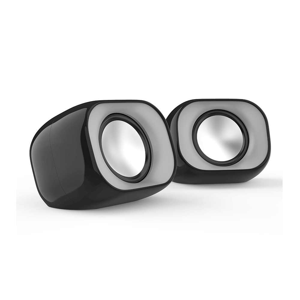 Caixa de Som para PC HP DHS-2111 Conexão USB, P2 Black - Imagem 4