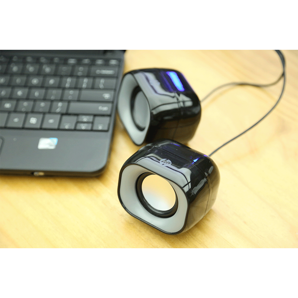 Caixa de Som para PC HP DHS-2111 Conexão USB, P2 Black - Imagem 7