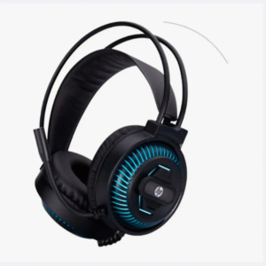 Headset Gamer Hp Conexão P2 Blue Light Dhe-8001 Preto Cor da luz Azul