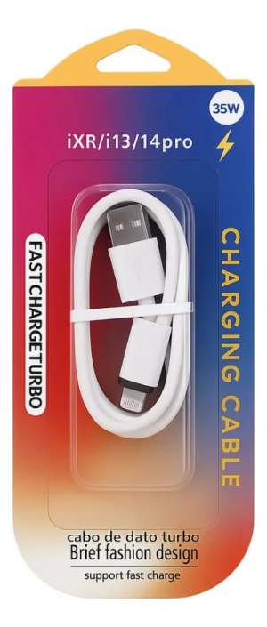Cabo Turbo De Dados E Carregamento Rápido 35w Ixr/i13/14pro