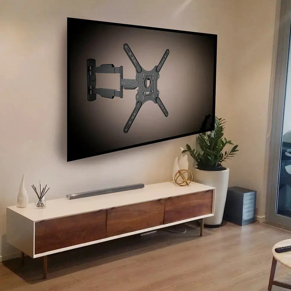 Suporte Articulado Tv De Parede 26 A 55 Exbom Sptv-e330 Pret - Imagem 2