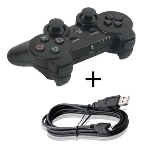 Controle Manete Compativel Ps3 Playstation 3 Sem Fio Wireles - Imagem 3