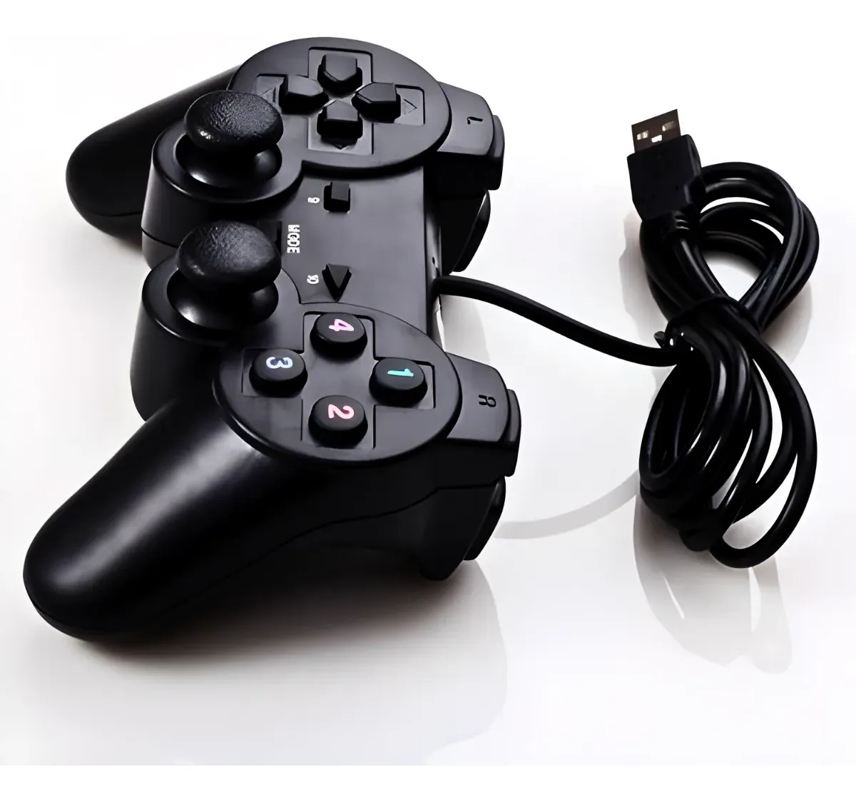 Controle Usb Para Pc Computador Notebook Joystick Dualshock - Imagem 4