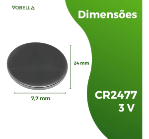 Bateria De Litio Pilha Moeda Cr 2032 Elgin com 1 unidade